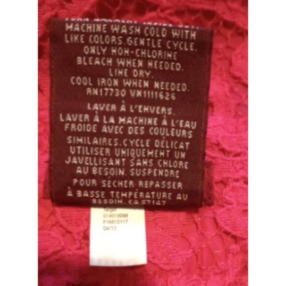 Merona Women's Size 12 Pink Lace Mini Skirt - Picture 5 of 5